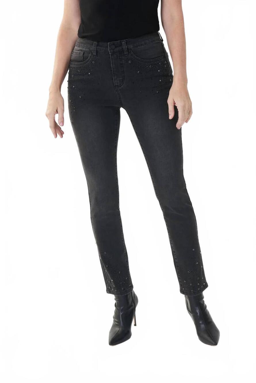 NEW JOSEPH RIBKOFF embellished jean in grey